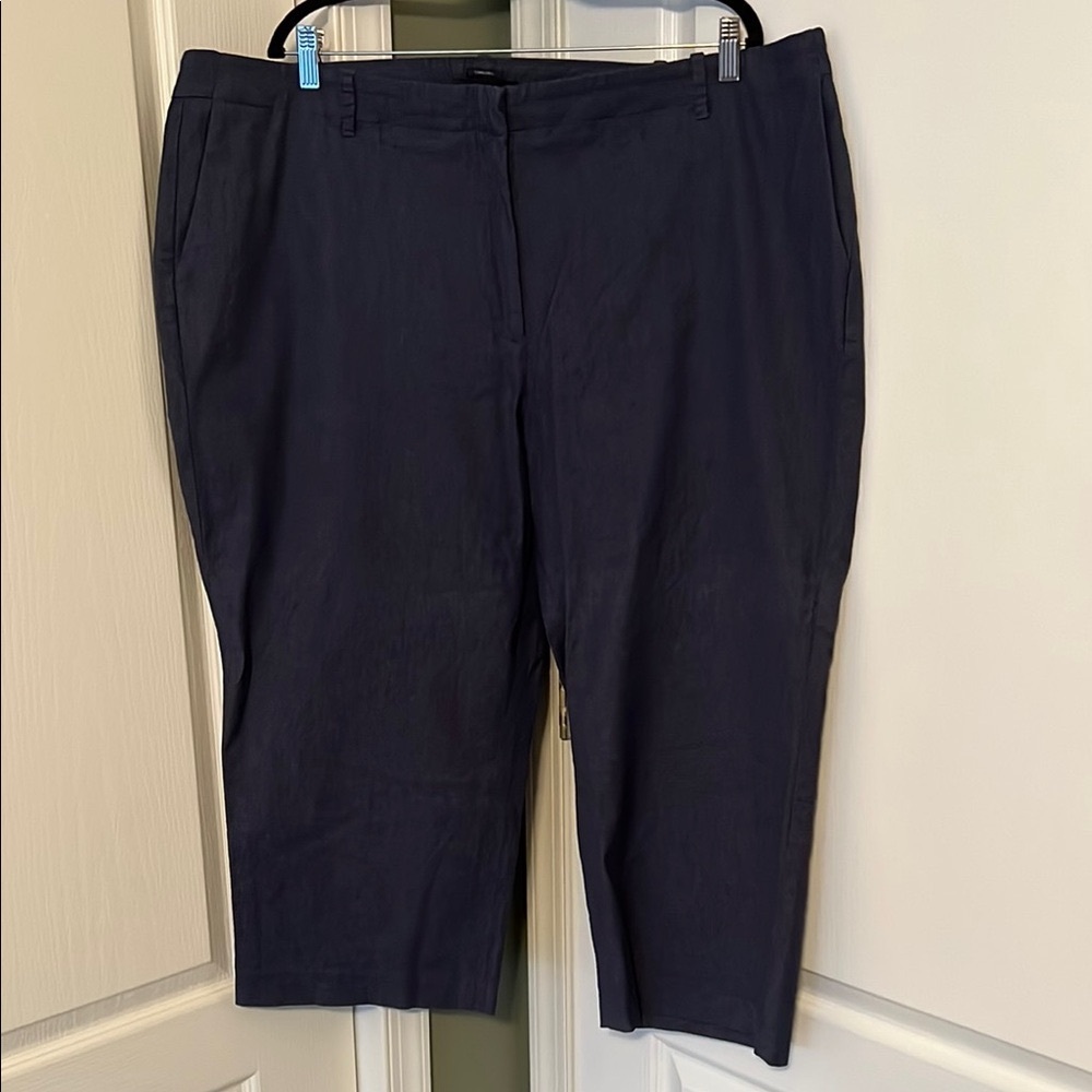 Talbots Chelsea Dark Chambray Pants 24W
